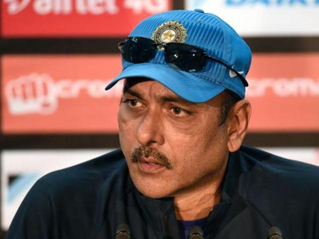 Team India director Ravi Shastri and India Test captain Virat Kohli during a practice session in Colombo in August. (AFP Photo) Team India director Ravi Shastri and India Test captain Virat Kohli during a practice session in Colombo in August. (AFP Photo)