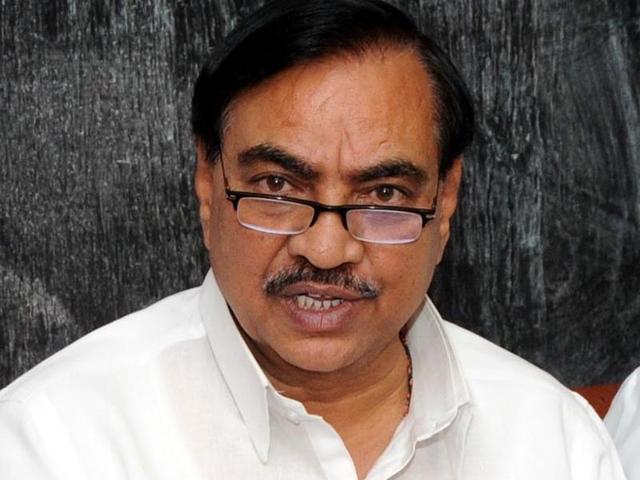 Eknath Khadse resigned from the Maharashtra cabinate after facing a string of allegations including irregularities in a land deal. (HT File Photo) Eknath Khadse resigned from the Maharashtra cabinate after facing a string of allegations including irregularities in a land deal. (HT File Photo)