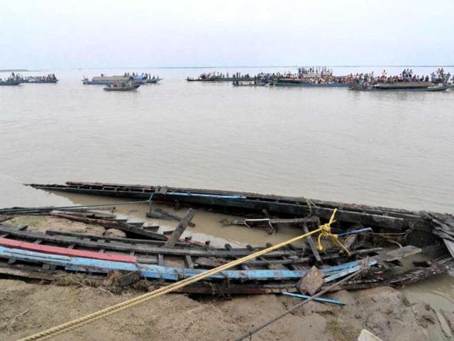 Fewer than 2,000 Gangetic River dolphins remain in the Brahmaputra along Guwahati. (AFP) Fewer than 2,000 Gangetic River dolphins remain in the Brahmaputra along Guwahati. (AFP)