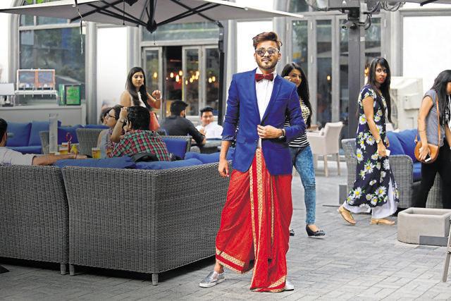 Dhoti blazer discount