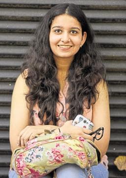 “In the ultimate battle of course versus college, the choice of course knocks out the choice of college in every round! I will not sacrifice my passion for just a brand name of a college,” says Noor Bhatnagar. (Sonu Mehta/ Hindustan Times)