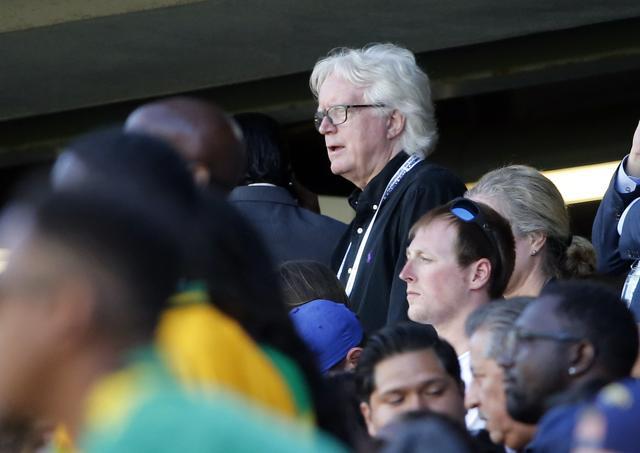 Jamaica head coach Winfried Schafer watches from the stands after being expelled during a Copa America Centenario match against Venezuela. (AP Photo) Jamaica head coach Winfried Schafer watches from the stands after being expelled during a Copa America Centenario match against Venezuela. (AP Photo)