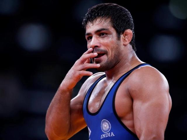 Sushil Kumar reacts after defeating Kazakhstan's Akzhurek Tanatarov on the Men's 66-kg freestyle wrestling during the London 2012 Olympic Games. (Reuters File Photo) Sushil Kumar reacts after defeating Kazakhstan's Akzhurek Tanatarov on the Men's 66-kg freestyle wrestling during the London 2012 Olympic Games. (Reuters File Photo)