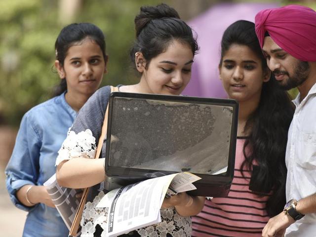 Even though the process is online this year, the Equal Opportunity Cell has been helping such students to fill the form. They are also attending queries over the phone.(Raj K Raj/HT File) Even though the process is online this year, the Equal Opportunity Cell has been helping such students to fill the form. They are also attending queries over the phone.(Raj K Raj/HT File)