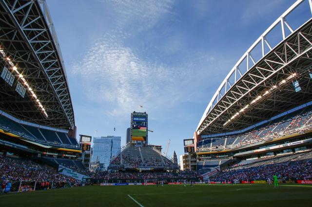 A general view during the match between Peru and Haiti during the Copa America Centenario Group B match at CenturyLink Field in Seattle, Washington. (AFP Photo) A general view during the match between Peru and Haiti during the Copa America Centenario Group B match at CenturyLink Field in Seattle, Washington. (AFP Photo)