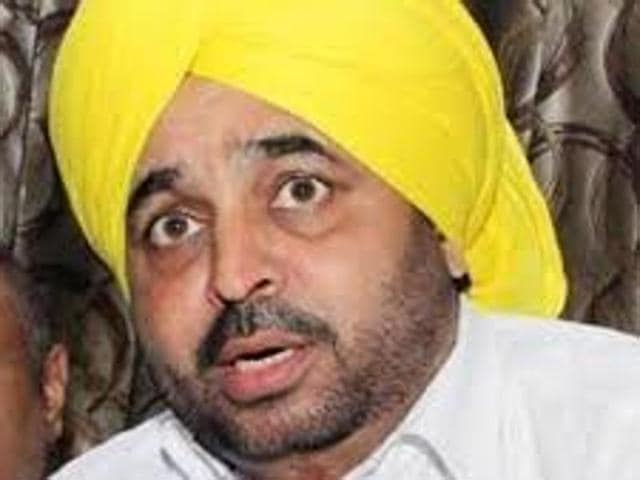 Sangrur MP and Aam Aadmi Party leader Bhagwant Mann(HT File Photo)