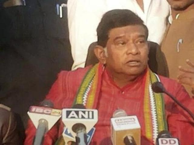 The Congress on Tuesday claimed that former Chhattisgarh chief minister Ajit Jogi quit the party because he was denied a Rajya Sabha nomination from the state.(PTI Photo)