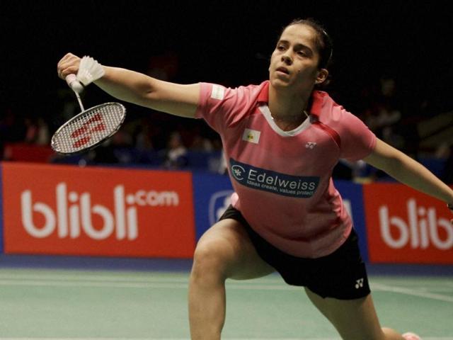 Saina Nehwal dominated the match as she defeated Joy Lai 21-10, 21-14 in just 29 minutes.(AP File Photo)