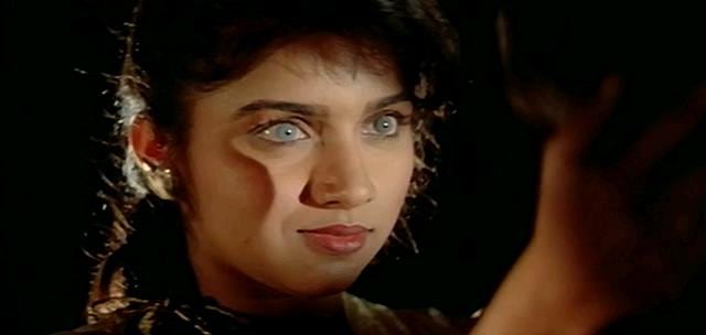 Revathi in a still from Raat. Revathi in a still from Raat.