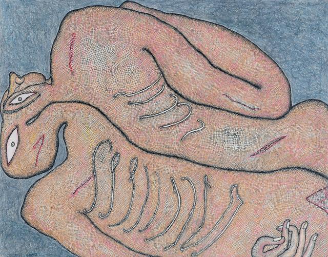 Dead, Watercolour on paper (The Arts Trust)