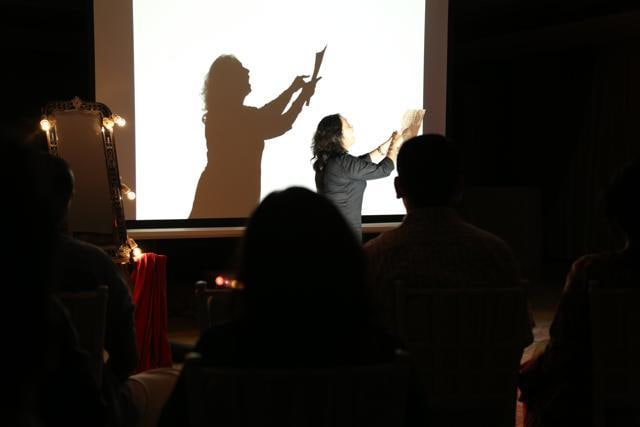 Anuja Ghosalkar performs Lady Anandi at the Piramal Museum of Art (Photo: Adrien Roche)