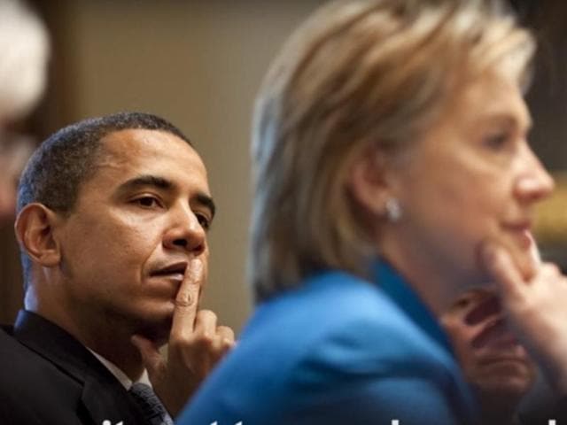 US President Barack Obama formally declared his support to presumptive Democrat nominee Hillary Clinton in the US elections.(YouTube screengrab)