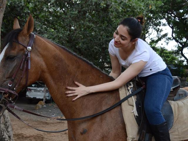Tamannah plays Avanthika in Baahubali.