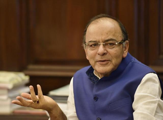 Drawing the line between judiciary and the executive, Finance Minister Arun Jaitley on Thursday said courts cannot perform the functions of executive and that the independence of the two will have to be strictly maintained.(Hindustan Times Photo)
