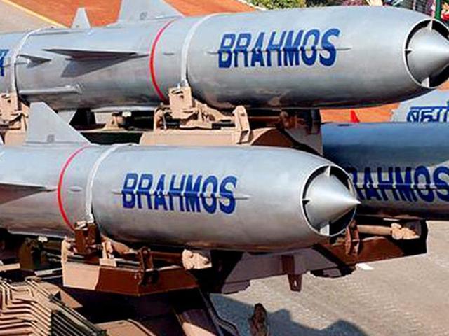 BrahMos missiles on display during the Republic Day parade. (HT File Photo) BrahMos missiles on display during the Republic Day parade. (HT File Photo)