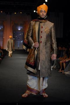 A model during the India Bridal Fashion Week (Photo: HT FILE)