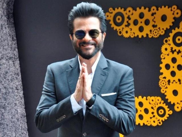 Actor Anil Kapoor during press conference of TV serial 24 season 2 in Mumbai. (IANS)