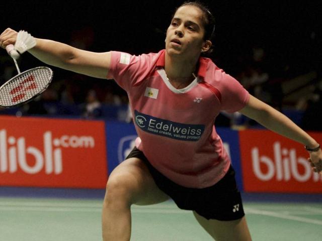 Saina Nehwal registered straight-game wins to reach the quarterfinals of the women’s singles events at the Australian Open badminton tournament. (AP File Photo) Saina Nehwal registered straight-game wins to reach the quarterfinals of the women’s singles events at the Australian Open badminton tournament. (AP File Photo)