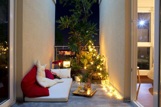 Create a comfy setting with planters, fairy lights and a comfy mattress. (File Photo) Create a comfy setting with planters, fairy lights and a comfy mattress. (File Photo)