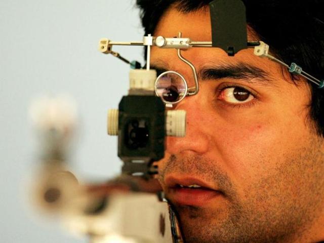 A file photo of Indian ace shooter Abhinav Bindra. (HT Photo) A file photo of Indian ace shooter Abhinav Bindra. (HT Photo)