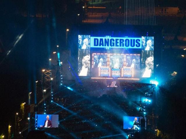 David Guetta performs his single, “Dangerous”. (AFP)