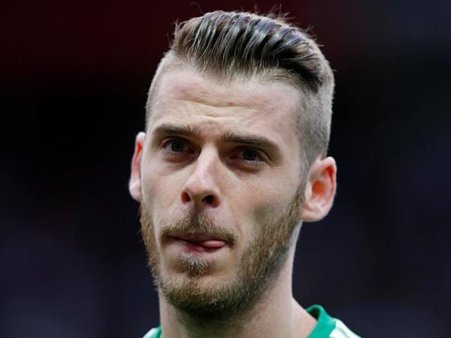 A file photo of Spain goalkeeper David De Gea. (REUTERS) A file photo of Spain goalkeeper David De Gea. (REUTERS)