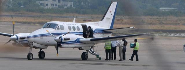 A green corridor is created in the air to ensure that the air ambulance carrying the organs reaches its destination on time. (HT Photo) A green corridor is created in the air to ensure that the air ambulance carrying the organs reaches its destination on time. (HT Photo)