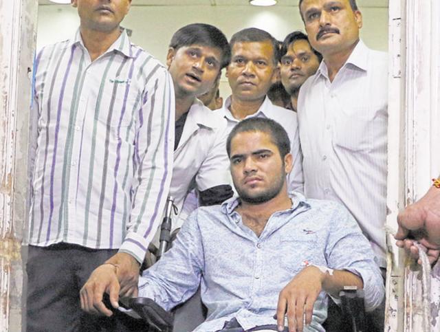 Ankit Gurjar is wanted in 14 cases, including three cases of murder and extortion. He is the prime suspect in the murder of Bharatiya Janata Party leader Vijay Pandit. Ankit Gurjar is wanted in 14 cases, including three cases of murder and extortion. He is the prime suspect in the murder of Bharatiya Janata Party leader Vijay Pandit.