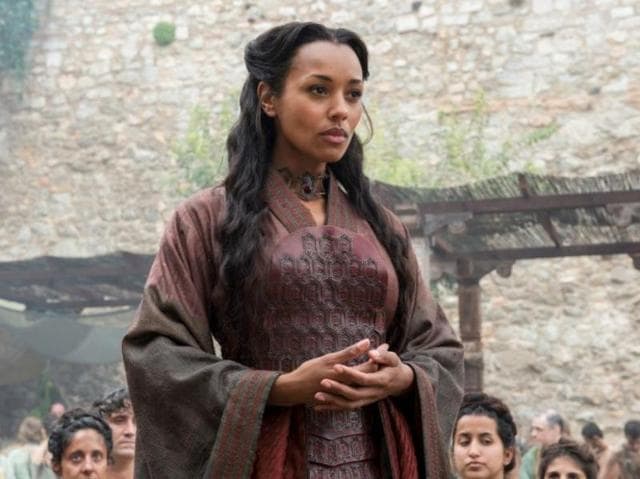 And finally, we have another red woman. Whatever happened to the one hired by Varys and Tyrion? Never saw her again. (HBO) 