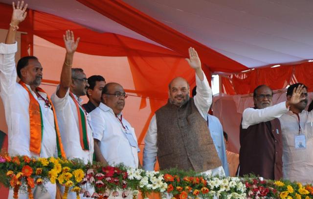 With an eye on the crucial Uttar Pradesh Assembly election, BJP’s national executive will begin its two-day meet in Allahabad on Sunday which will be attended by Prime Minister Narendra Modi and party president Amit Shah among others. (PTI) With an eye on the crucial Uttar Pradesh Assembly election, BJP’s national executive will begin its two-day meet in Allahabad on Sunday which will be attended by Prime Minister Narendra Modi and party president Amit Shah among others. (PTI)