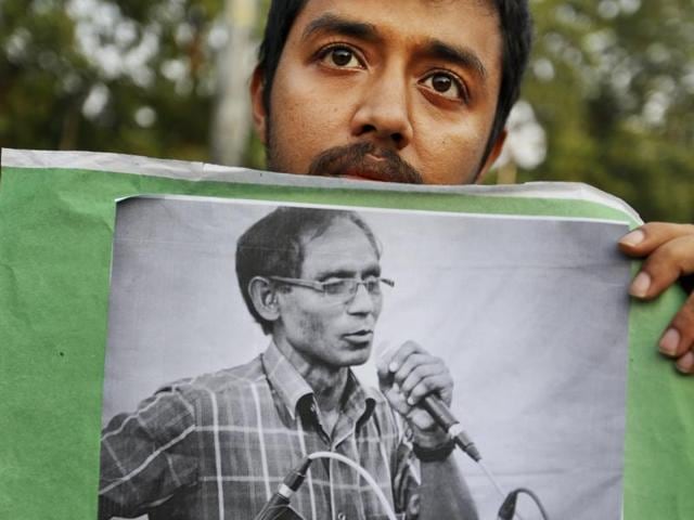 In this April 29, 2016 file photo, a Bangladeshi student holds a portrait of a University Professor AFM Rezaul Karim Siddique during a protest against his killing in Dhaka. (AP file photo) In this April 29, 2016 file photo, a Bangladeshi student holds a portrait of a University Professor AFM Rezaul Karim Siddique during a protest against his killing in Dhaka. (AP file photo)