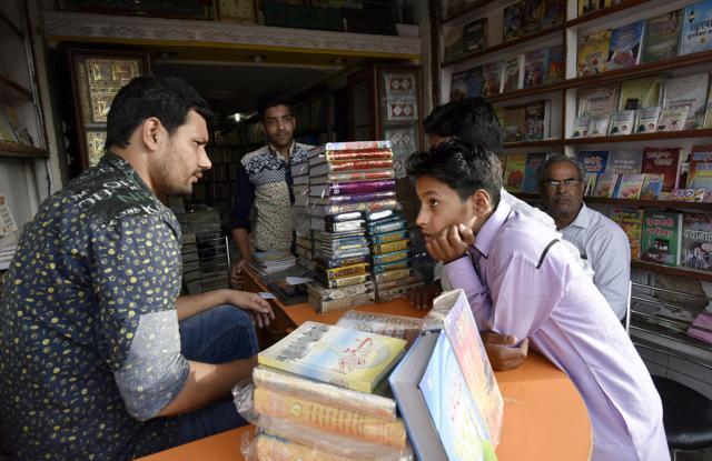 Moh Aamil of Zulfiqar Book Depot says, “These days, even Muslim families want their children to study English, not Urdu. The generation that wrote and spoke Urdu is almost gone.” (Ravi Choudhary/ Hindustan Times) Moh Aamil of Zulfiqar Book Depot says, “These days, even Muslim families want their children to study English, not Urdu. The generation that wrote and spoke Urdu is almost gone.” (Ravi Choudhary/ Hindustan Times)