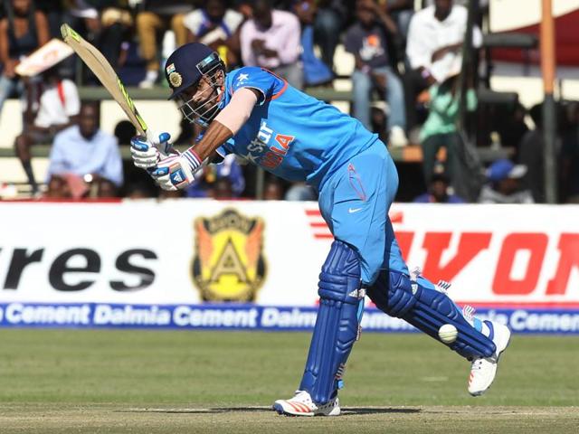 Indian batsman Lokesh Rahul plays a shot during the One Day International cricket match against Zimbabwe. (AP Photo) Indian batsman Lokesh Rahul plays a shot during the One Day International cricket match against Zimbabwe. (AP Photo)