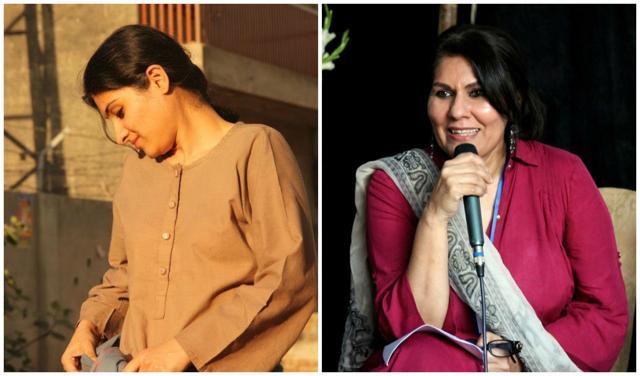 Poets Amna Shahzad (left) and Mano Javed (right) (HT Photos) Poets Amna Shahzad (left) and Mano Javed (right) (HT Photos)