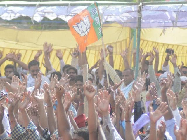 Prime Minister Narendra Modi, BJP president Amit Shah and other BJP ministers will meet in Allahabad on June 12-13 to discuss optimising the party’s presence in Uttar Pradesh which goes to polls early next year. UP is electorally significant as it has the highest number of seats in the Lok Sabha. (Sonu Mehta/Hindustan Times) Prime Minister Narendra Modi, BJP president Amit Shah and other BJP ministers will meet in Allahabad on June 12-13 to discuss optimising the party’s presence in Uttar Pradesh which goes to polls early next year. UP is electorally significant as it has the highest number of seats in the Lok Sabha. (Sonu Mehta/Hindustan Times)