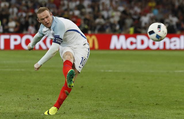 England captain Wayne Rooney has been moved to a deeper role in midfield. (REUTERS) England captain Wayne Rooney has been moved to a deeper role in midfield. (REUTERS)