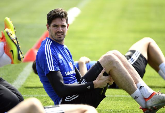 Ahead of Northern Ireland's first match in the Euros, forward Kyle Lafferty went down with a groin strain. (AFP) Ahead of Northern Ireland's first match in the Euros, forward Kyle Lafferty went down with a groin strain. (AFP)