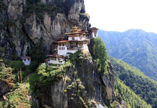 Taktsang - Tiger’s Nest Monastery in Paro Bhutan. (Photo: Zabeeh Afaque/HT)