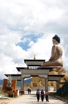 Buddha Dordenma in Thimphu. (Photo: Zabeeh Afaque/HT)