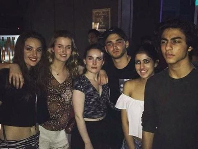 Shah Rukh Khan’s son Aryan parties with friends. (Instagram)
