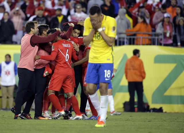 Loss has put a question mark over Dunga’s continuation as coach of Brazil team. (AFP) Loss has put a question mark over Dunga’s continuation as coach of Brazil team. (AFP)