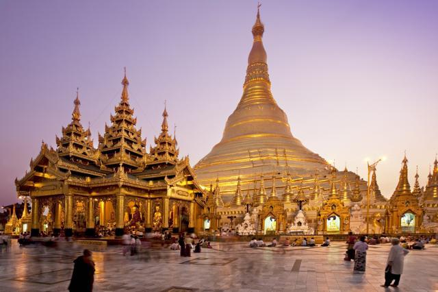 The Shwedagon Pagoda in Yangon. (Istock) The Shwedagon Pagoda in Yangon. (Istock)