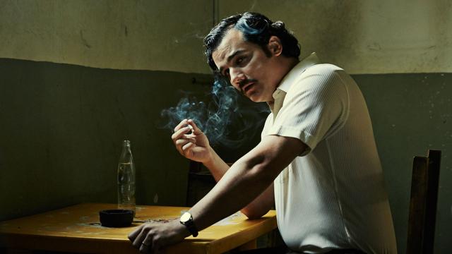 The super brilliant Wagner Moura plays Pablo Emilio Escobar Gaviria in the series. (Netflix)