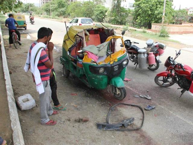 The incident took place around 5.15 am when a speeding dumper hit an auto in which several passengers from Rabupura were travelling to Noida Phase II vegetable market.(Representative photo)