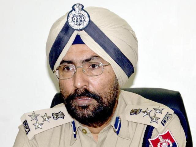 Police commissioner Amar Singh Chahal(HT Photo)