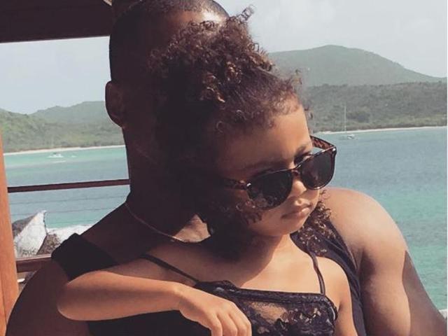 And that is Kim Kardashian sharing her parental love. (Instagram) 