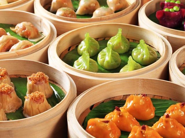 At each of the 15 eateries, diners can choose unlimited servings from a tasting menu of 12 savoury dishes and four desserts (some restaurants have even more options). At each of the 15 eateries, diners can choose unlimited servings from a tasting menu of 12 savoury dishes and four desserts (some restaurants have even more options).