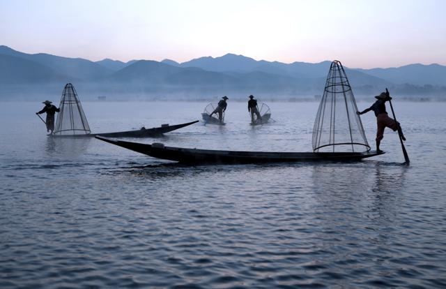 Fishermen on Inle Lake. (Istock) Fishermen on Inle Lake. (Istock)