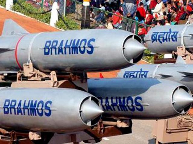 BrahMos missiles are on display during the Republic Day parade in Delhi. (HT File Photo) BrahMos missiles are on display during the Republic Day parade in Delhi. (HT File Photo)