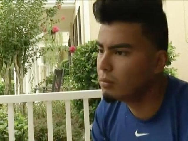In this image made from AP video, Luis Burbano speaks during an interview with The Associated Press in Orlando. (AP) In this image made from AP video, Luis Burbano speaks during an interview with The Associated Press in Orlando. (AP)
